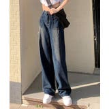 【SHOPLIST限定】ベイカーポケットワイドシルエットデニム デニム ワイドパ… | kirakiraShop  | 詳細画像2 