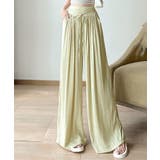 ウエストリボンサテンワイドパンツ 4サイズ リラックス | kirakiraShop | 詳細画像12