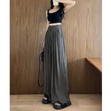 ウエストリボンサテンワイドパンツ 4サイズ リラックス | kirakiraShop | 詳細画像16