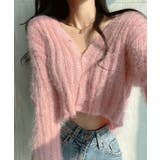 スリーブフレアショートニットカーディガン トップス カーディガン | kirakiraShop | 詳細画像12