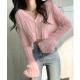 スリーブフレアショートニットカーディガン トップス カーディガン | kirakiraShop | 詳細画像15