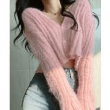 スリーブフレアショートニットカーディガン トップス カーディガン | kirakiraShop | 詳細画像16