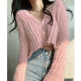 スリーブフレアショートニットカーディガン トップス カーディガン | kirakiraShop | 詳細画像17