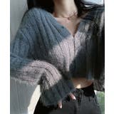 スリーブフレアショートニットカーディガン トップス カーディガン | kirakiraShop | 詳細画像5