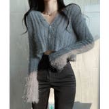 スリーブフレアショートニットカーディガン トップス カーディガン | kirakiraShop | 詳細画像6