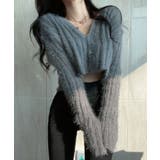 スリーブフレアショートニットカーディガン トップス カーディガン | kirakiraShop | 詳細画像7