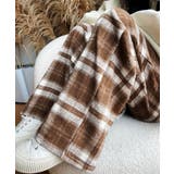 ハイウエストチェックワイド起毛パンツ 3サイズ ボトムス | kirakiraShop | 詳細画像8