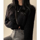 ローゲージショートニットトップス トップス ニット | kirakiraShop  | 詳細画像2 