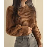 ローゲージショートニットトップス トップス ニット | kirakiraShop  | 詳細画像4 