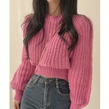 ローゲージショートニットトップス トップス ニット | kirakiraShop  | 詳細画像5 