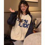 ラグランスリーブ裏起毛ジップパーカー 2サイズ ユニセックス | kirakiraShop | 詳細画像2