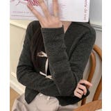 チャコール | フロントリボンショートカーディガン トップス カーディガン | kirakiraShop