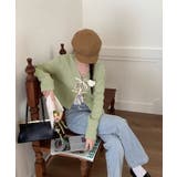 フロントリボンショートカーディガン トップス カーディガン | kirakiraShop | 詳細画像12