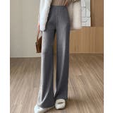 サイドスリットリブニットパンツ ボトムス リブニット | kirakiraShop | 詳細画像22