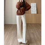 サイドスリットリブニットパンツ ボトムス リブニット | kirakiraShop | 詳細画像7