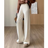 サイドスリットリブニットパンツ ボトムス リブニット | kirakiraShop | 詳細画像10