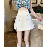 金ボタンハイウエストミニスカートパンツ2サイズ ボトムス ミニスカート | kirakiraShop  | 詳細画像18 