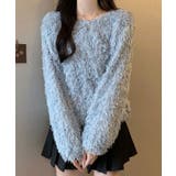フェザーフリンジボリュームニットトップス トップス ニット | kirakiraShop | 詳細画像21