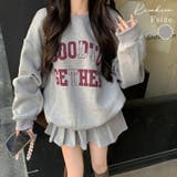 裏起毛ロゴスウェットセットアップ 1色 トップス | kirakiraShop  | 詳細画像1 