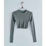 ショート丈リブニットトップス トップス リブニット | kirakiraShop  | 詳細画像23 