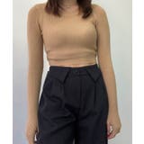 ショート丈リブニットトップス トップス リブニット | kirakiraShop  | 詳細画像21 