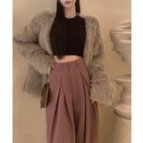 ショート丈リブニットトップス トップス リブニット | kirakiraShop  | 詳細画像5 