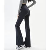 ハイウエストレギンスパンツ ボトムス フレアパンツ | kirakiraShop  | 詳細画像10 