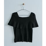 オフショルリボンパール半袖ニット 2色 トップス | kirakiraShop  | 詳細画像22 