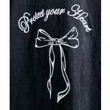 リボンプリントTシャツ トップス フィット | kirakiraShop  | 詳細画像30 