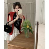 リボンプリントTシャツ トップス フィット | kirakiraShop  | 詳細画像5 