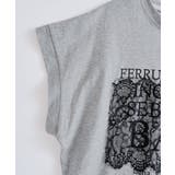 フロントレースロゴデザインTシャツ トップス ロゴ | kirakiraShop  | 詳細画像15 