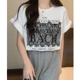 フロントレースロゴデザインTシャツ トップス ロゴ | kirakiraShop  | 詳細画像6 