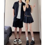 ユニセックスストライプシャツ ワンサイズ トップス | kirakiraShop  | 詳細画像3 