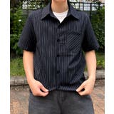 ユニセックスストライプシャツ ワンサイズ トップス | kirakiraShop  | 詳細画像4 