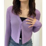 Vネックシアーカーディガン トップス カーディガン | kirakiraShop  | 詳細画像17 