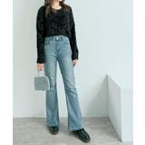 Vネックジャギーニット トップス 長袖 | kirakiraShop | 詳細画像5