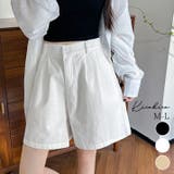 Aラインショートパンツ ハーフパンツ コットンパンツ | kirakiraShop  | 詳細画像1 