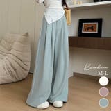 ヴィンテージタックワイドパンツ ボトムス パンツ | kirakiraShop | 詳細画像1