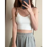 カップ付きバックオープンハーフキャミソール インナー 下着 | kirakiraShop | 詳細画像2