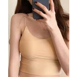 カップ付きバックオープンハーフキャミソール インナー 下着 | kirakiraShop | 詳細画像9