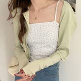 フラワーホワイト | 無地&花柄キャミソール インナー トップス | kirakiraShop