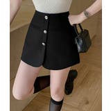 フロントボタンミニスカートパンツ 3サイズ ボトムス | kirakiraShop | 詳細画像2