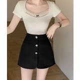 フロントボタンミニスカートパンツ 3サイズ ボトムス | kirakiraShop | 詳細画像8