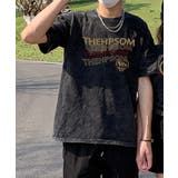 ヴィンテージブラック | ピグメント加工半袖プリントTシャツ メンズ トップス | kirakiraShop 