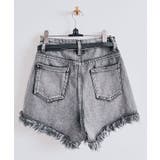 ベルト付きダメージデニムショートパンツ ボトムス ハーフパンツ | kirakiraShop  | 詳細画像22 