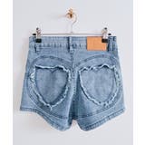 ハートショートデニムパンツ ボトムス コットンデニム | kirakiraShop  | 詳細画像22 