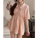 ピンク | ティアードチュニックシャツ ワンピース チュニック | kirakiraShop