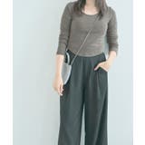 Uネック無地クロップド長袖Tシャツ トップス カットソー | kirakiraShop  | 詳細画像31 