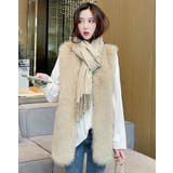 【SHOPLIST限定】ラビットエコファーベスト アウター トップス | kirakiraShop  | 詳細画像5 