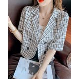 マドラスチェック柄シャツジャケット 2サイズ トップス | kirakiraShop | 詳細画像2